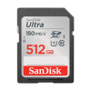 SanDisk Ultra UHS-I 512GB SD Card Up to 150MBs for DSLR and Mirrorless Cameras (SDSDUNC-512G-GN6IN)