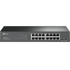 TP-Link 16-Port 101001000Mbps Gigabit DesktopRackmount Switch (TL-SG1016D)