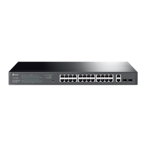 TP-Link 28-Port 101001000Mbps Gigabit Easy Smart Switch with 24-Port PoE+ (TL-SG1428PE)