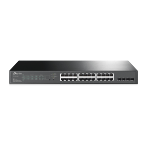 TP-Link 28-Port 101001000Mbps JetStream Gigabit Smart Switch with 24-Port PoE+ (TL-SG2428P)