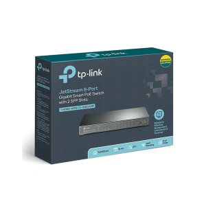 TP-Link 8-Port Gigabit Smart PoE+ Switch with 2 SFP Slots (TL-SG2210P)