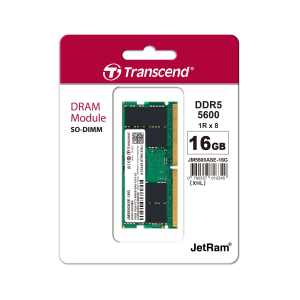 Transcend 16GB DDR5 Laptop RAM 5600 (JM5600ASE-16G)