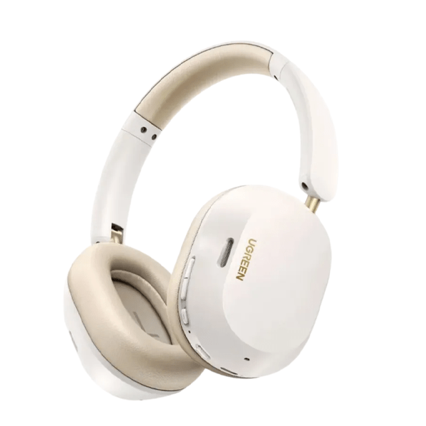 UGREEN HiTune Max5c Hybrid Active Noise-Cancelling Headphones - White (UG-35758)
