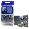 Brother 24mm x 8m Black on Blue Label Tape Compatible (TZ2-551)