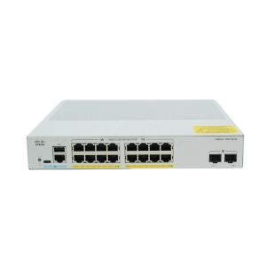 Cisco Catalyst 16-Port Managed Layer 3 Gigabit PoE+ Switch with 2x 1G SFP Uplinks (C1300-16P-2G)
