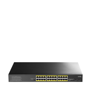 Cudy 24-Port Gigabit PoE+ Switch with 2 SFP Slots (GS1028PS2)