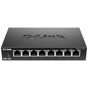 D-Link 8-Port Gigabit Unmanaged Desktop Switch (DGS-108B)