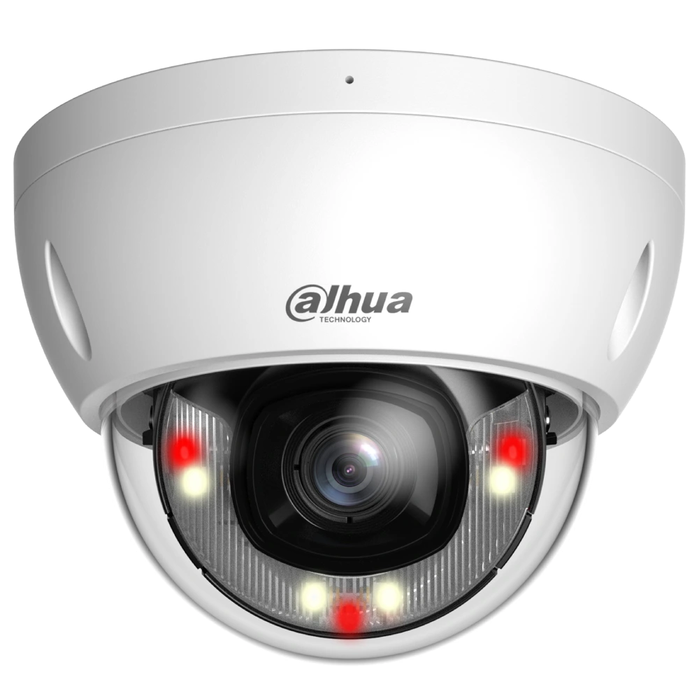 Dahua WizSense 4MP Smart Dual Light Dome Camera (DH-IPC-HDBW2449E-S-IL)