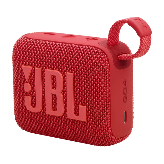 JBL GO 4 Ultra-Portable Bluetooth Speaker – Red (JBLG04RED)