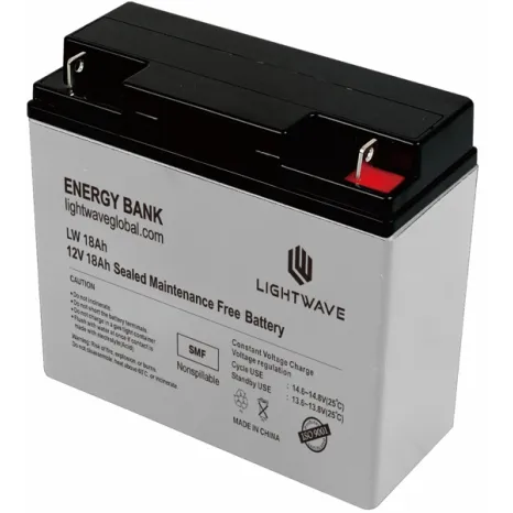 Lightwave 12V18AH UPS Battery High Performance SMF Battery (LW 18AH)