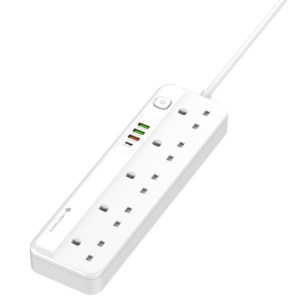 Lightwave 5-Way Extension Socket 2 Metres (LW-EXT-54U)