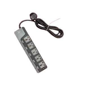 Lightwave 5-Way Extension Socket 3 Metres (LW EXT 755)