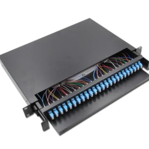 Lightwave Fiber Patch Panel LC 24-Port Rack-Mount with Splice Tray (LW-ODF-24LC-LOAD-RM)