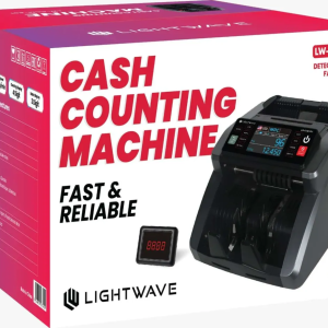 Lightwave Touchscreen 1 CIS Cash Counting Machine with External Display (LW-CCM-801)