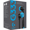 Logitech G333 Wired Gaming Earphones, Dual Drivers, 3.5mm + USB-C Adapter (981-000924)