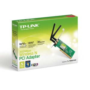 TP-Link 300Mbps Wireless N PCI Adapter (TL-WN851ND)