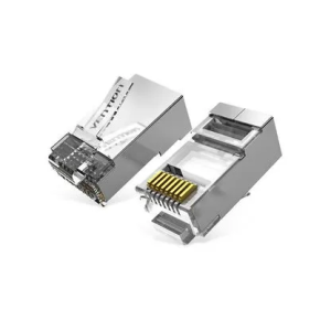 Vention Cat.6A FTP RJ45 Modular Plug Transparent 100 Pack (IDFR0-100)