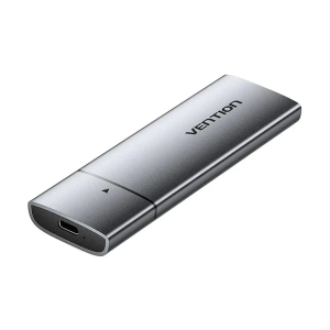 Vention M.2 NGFF SSD Enclosure USB 3.1 Gen 2 Type-C Gray Aluminum Alloy (KPFH0)