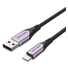 Vention USB 2.0 A Male to Lightning Male Cable Purple 1M Aluminum Alloy Type (LABVF)