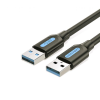 Vention USB 3.0 A Male to A Male Cable 1.5M Black PVC Type (CONBG)
