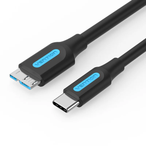 Vention USB 3.0 C Male to Micro-B Male 2A Cable 1M Black (CQABF)