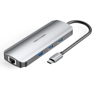 Vention USB-C Multi-Functional 8-in-1 Docking Station (TOKHB)