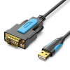 Vention USB to RS232 Serial Adapter Black 1M (VAS-C02-B100)