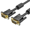 Vention VGA (3+6) Male to Male Cable with Ferrite Cores 1.5M Black (DAEBG)