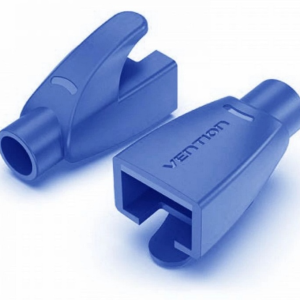 Vention RJ45 Strain Relief Boots Blue PVC Type 50 Pack (IODL0-50)