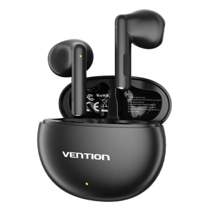 Vention Elf E06 True Wireless Bluetooth Earbuds – Black (NBKBO)