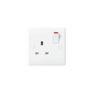 13A 1 Gang Switched Socket Single Pole