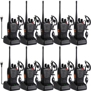 Baofeng BF-888S Two Way Walkie Talkie Radios 16 Channel (10 Pieces)
