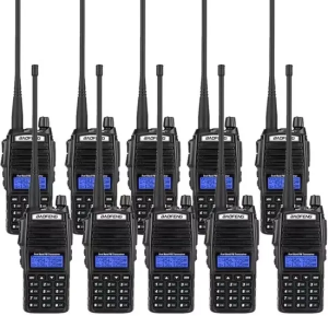 Baofeng UV-82 8W Dual Band Walkie Talkie 10 Pieces (1 Per Box Packaging)