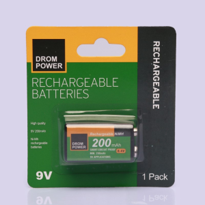 DROMPOWER 9V Rechargeable Batteries