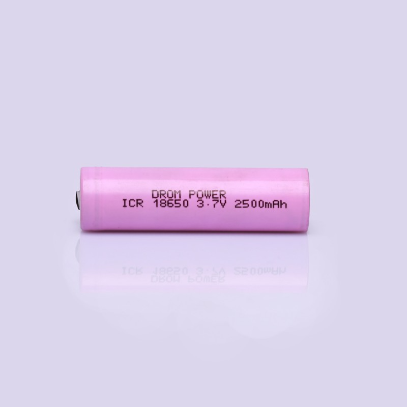 DROMPOWER ICR 18650 3.7V 2500mAh Rechargeable Lithium Battery
