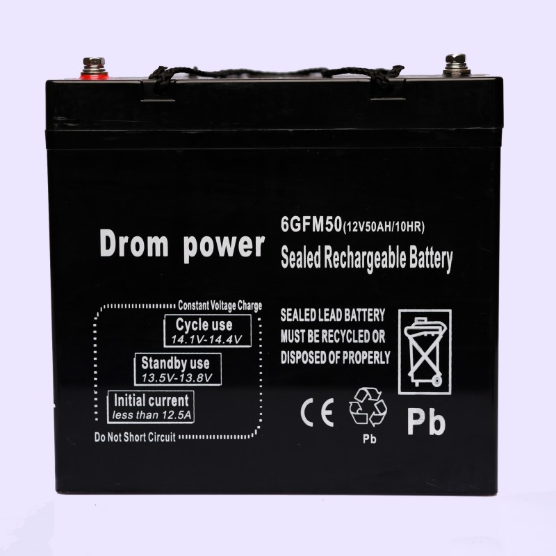 Drom 12V 50Ah Deep Cycle Solar Battery