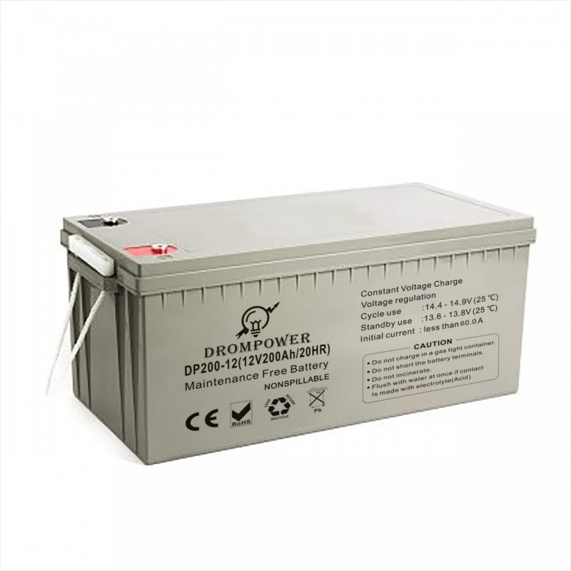 Drom Power 12V 200Ah Gel Battery
