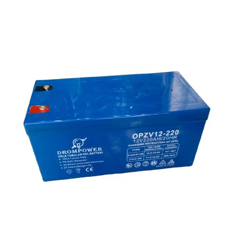 Drom Power 12V 220Ah Tubular Gel Battery