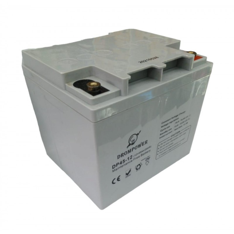 Drom Power 12V 45Ah Deep Cycle Maintenance-Free Battery