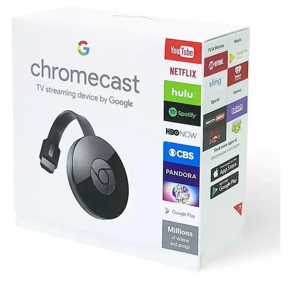 Google Chromecast 2nd Generation Streaming Device (NC2-6A5)