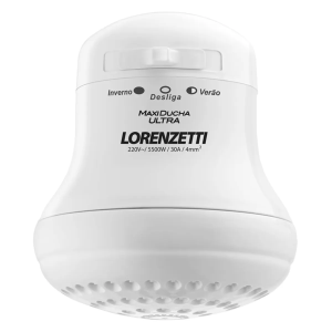 Lorenzetti Instant Heater for Hot Shower – White