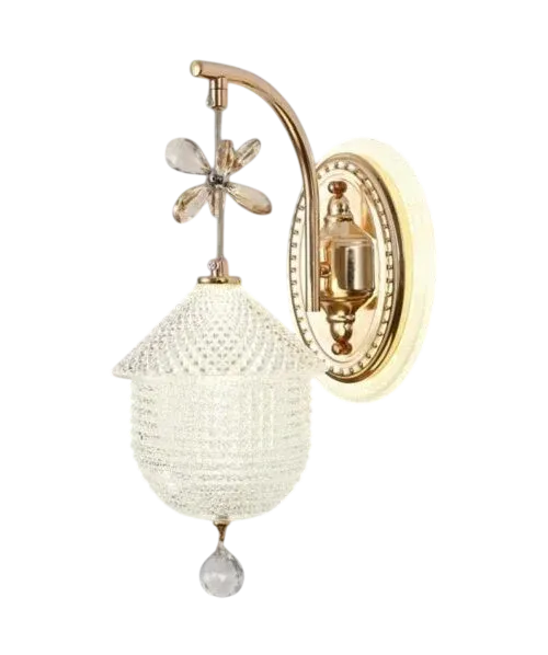 Neelux Geometric Glass Chandelier Wall Lights