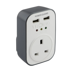Tronic 13 Amps Power Guard with 2 USB Ports (VS HG13-UB)