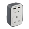 Tronic 13 Amps Television Guard with 2 USB Ports (VS TV13-UB)
